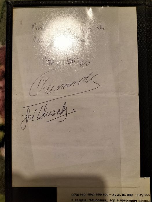 3 autógrafos , Jordão M.fernandes e j.eduardo