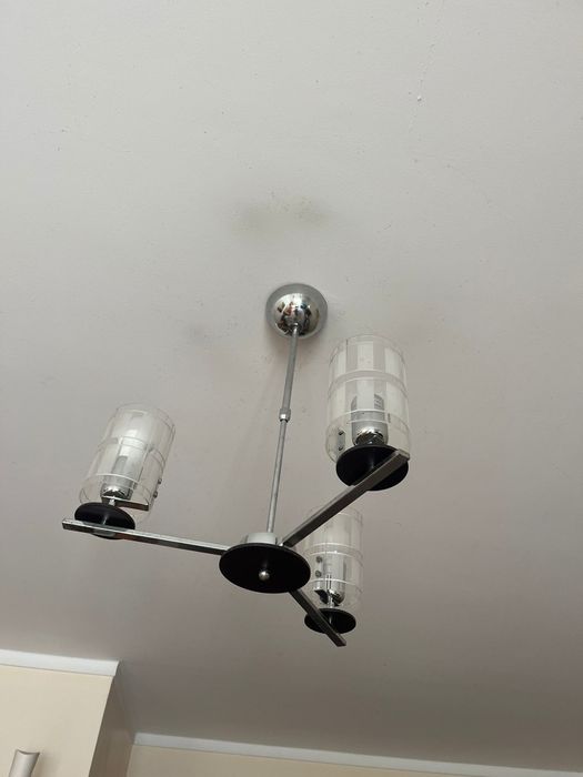 Candeeiro sala cromado