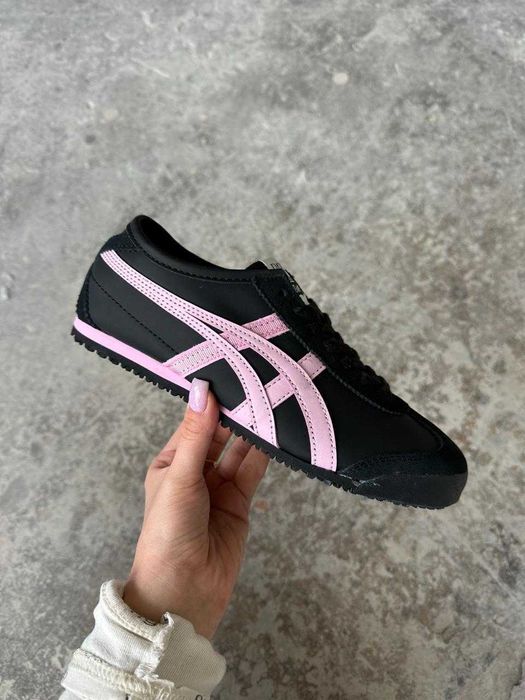 Кросівки Asics Onitsuka Tiger Mexico 66 Black/Pink (36-39р)