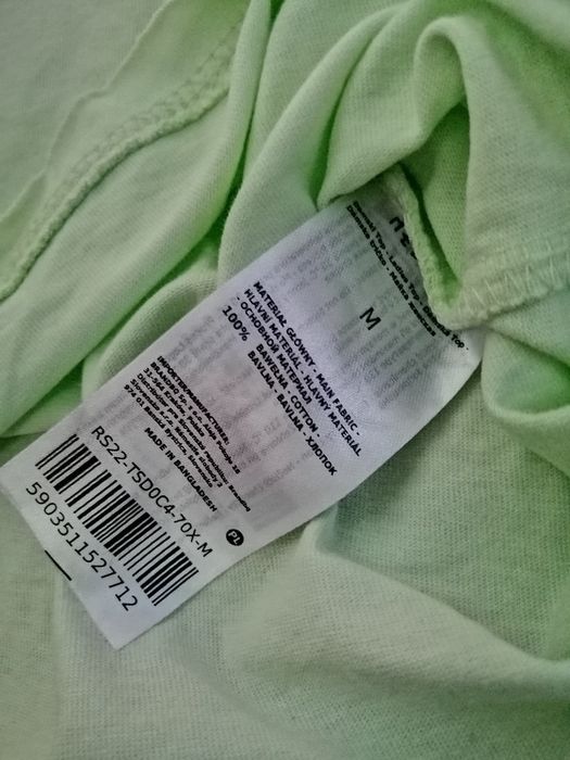MEDiCiNE  bluzka koszulka t-shirt Z surowymi brzegami. Basic. BAWEŁNA!