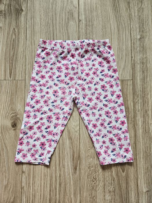 Kolarki krótkie legginsy spodenki w kwiatuszki Fagottino OVS r98