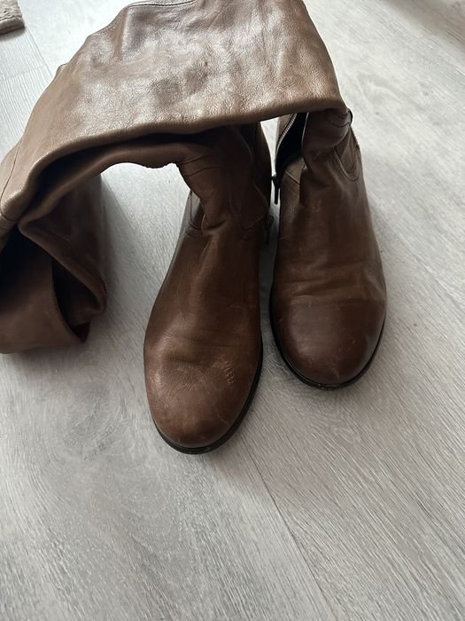 Шкіряні сапоги, чоботи, 37 розм