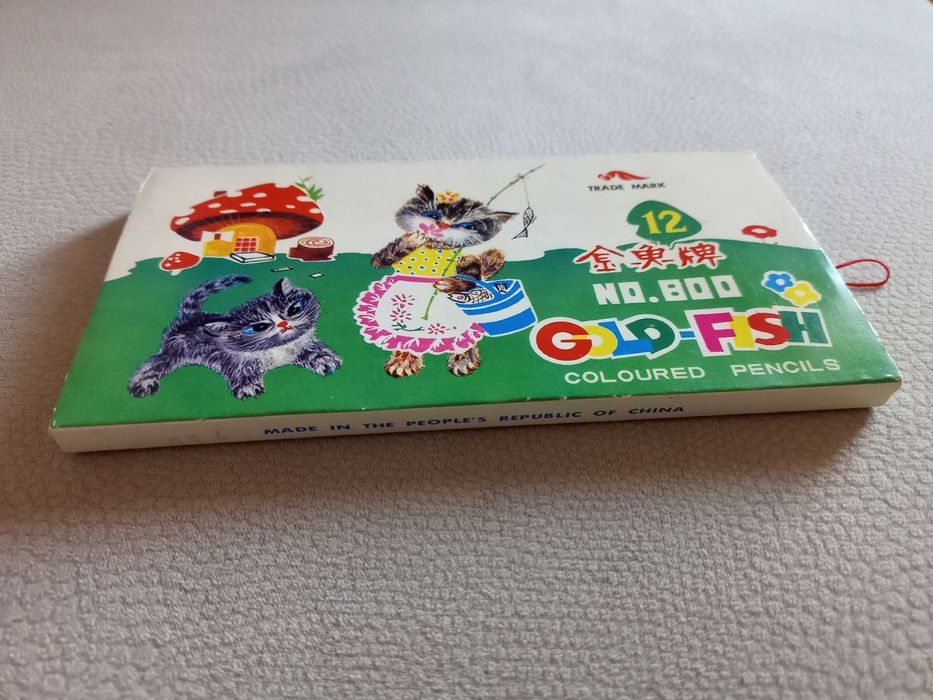 Kredki ołówkowe CHIŃSKIE z PRL - Nowe