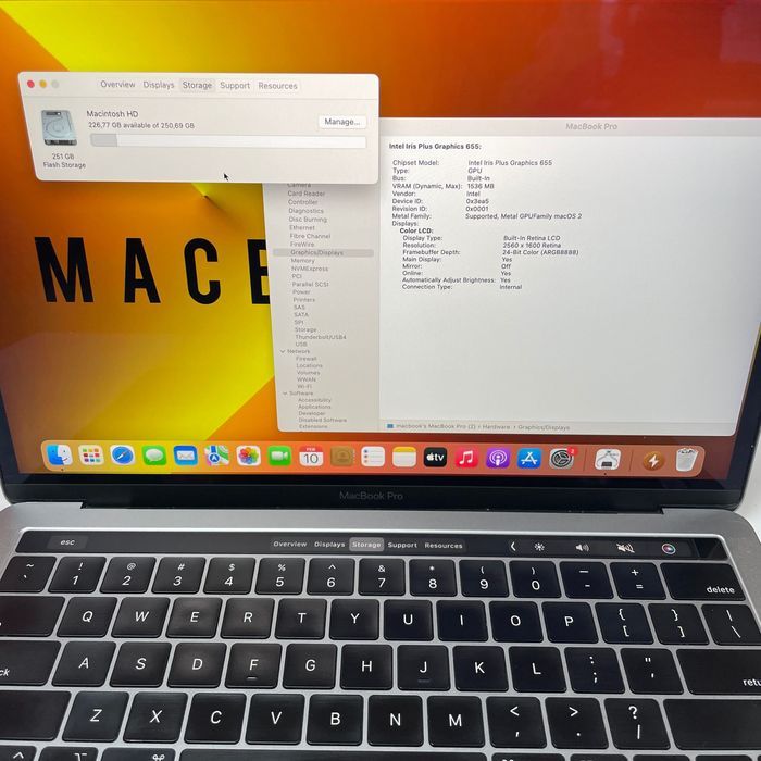MacBook Pro 13 2018 i5 16GB RAM 256GB SSD Space Gray МАГАЗИН/ГАРАНТІЯ