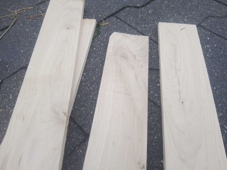 Deska dębowa 130 cm -  Lamela gładka, ogrodowa