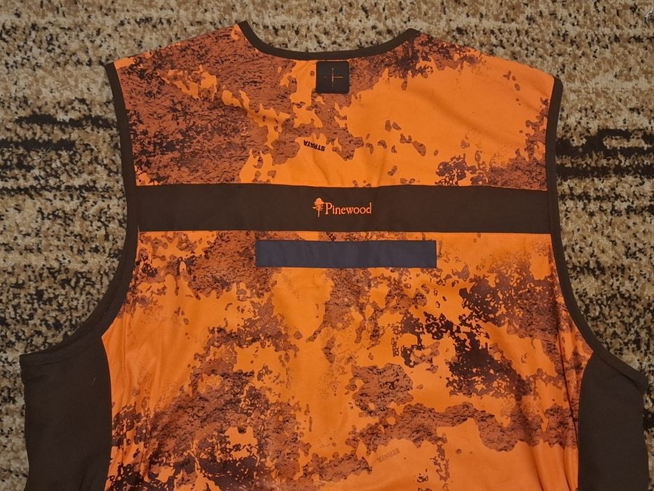 Kamizelka Pinewood Furudal Hunter Pro Camou Strata Balaze/Suede Brown