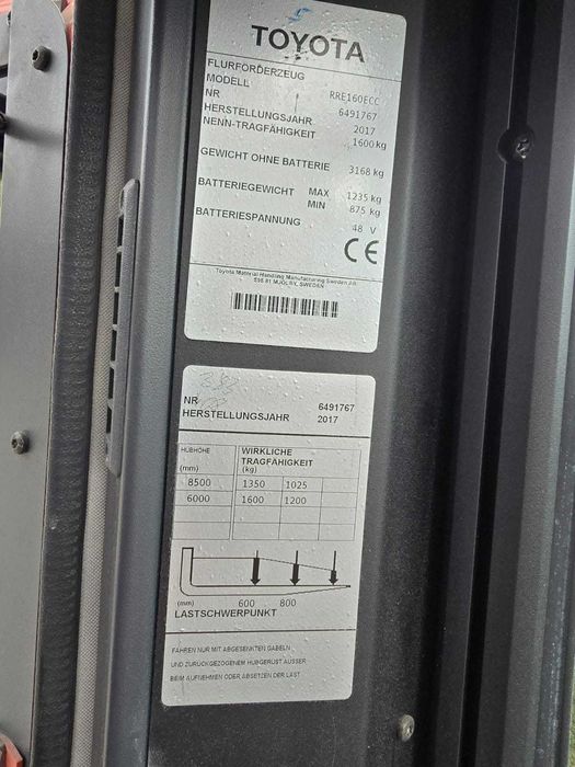Toyota RRE160ECC rok 2017 import Niemcy