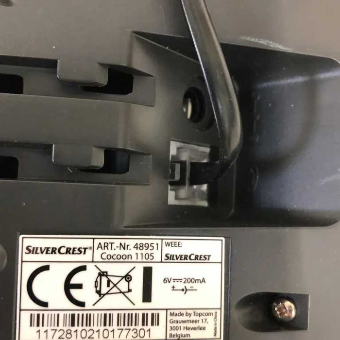 Cordless Landline Telephone, Silver Crest, Cocoon 110564730235382913121