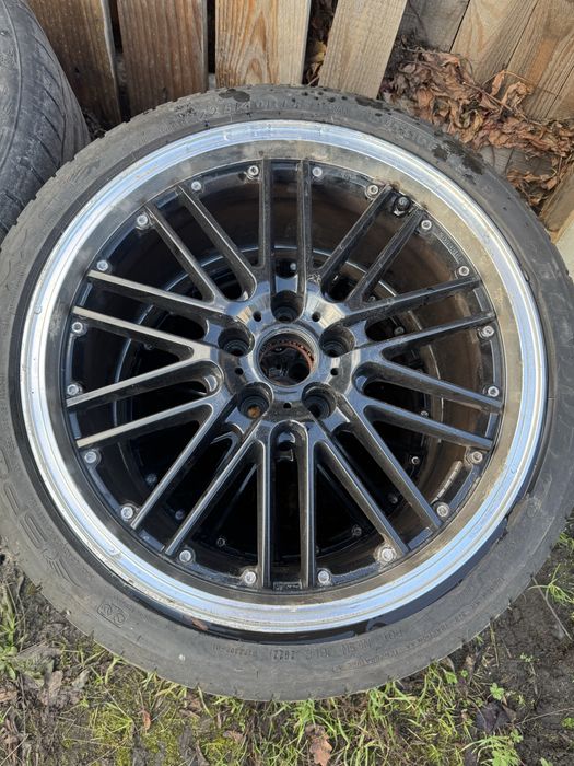 Alufelgi Czarne 5x112 Opony Letnie 18” Komplet Lato Audi A4 B6 B7