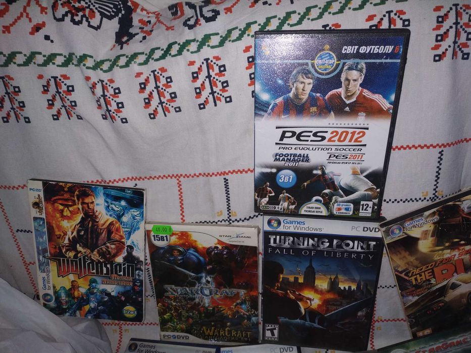 Видео игры відео ігри комп'ютерні ц за 5 шт