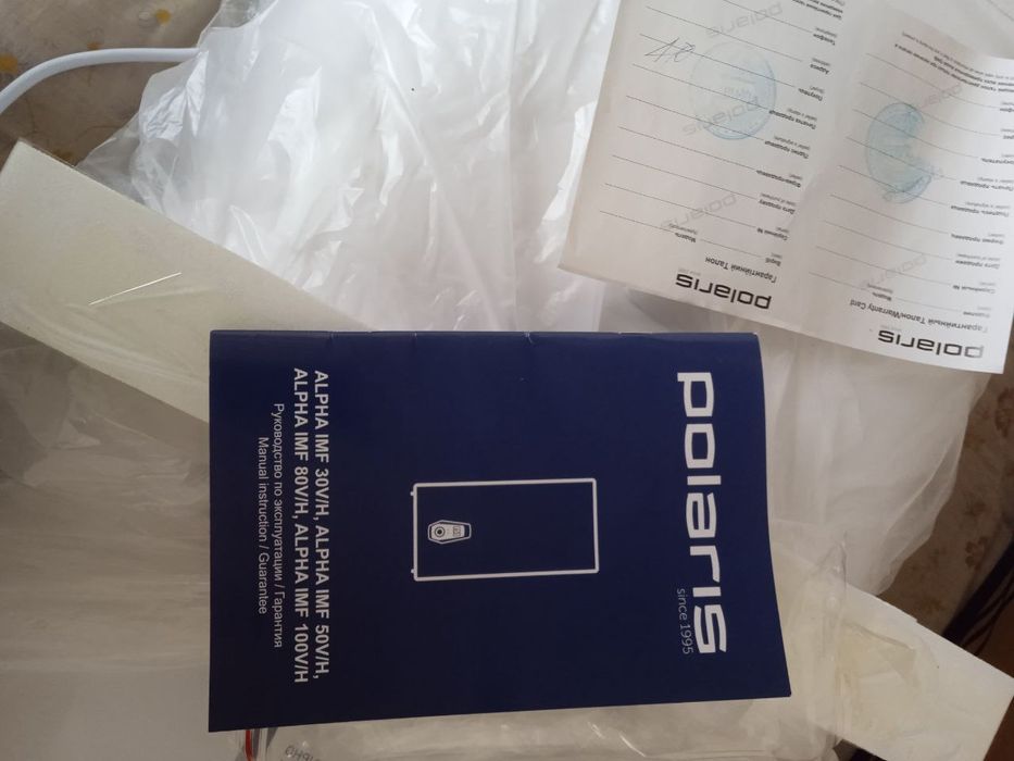 Бойлер Водонагрівач Polaris ALPHA IMF 50V/H Водонагреватель