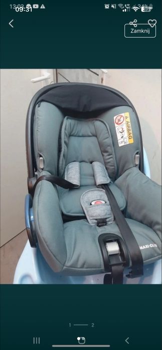 Fotelik maxi cosi po jedbym dziecku