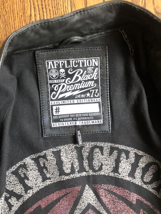 Affliction Limited Edition  шкіряна куртка