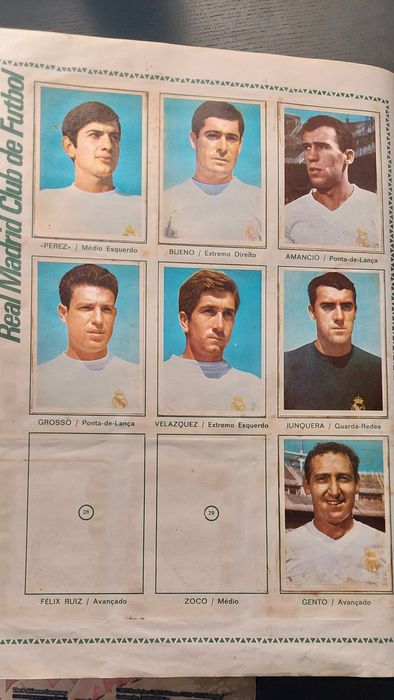 Campeões Europeus de Futebol 1968/69 Palirex | Caderneta Futebol