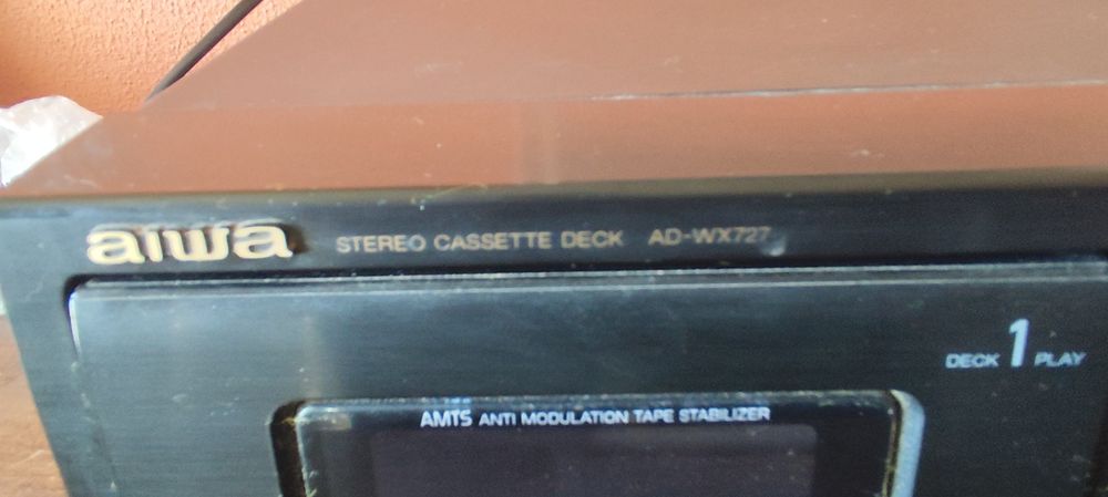 Leitor duplo de cassettes vintage AIWA