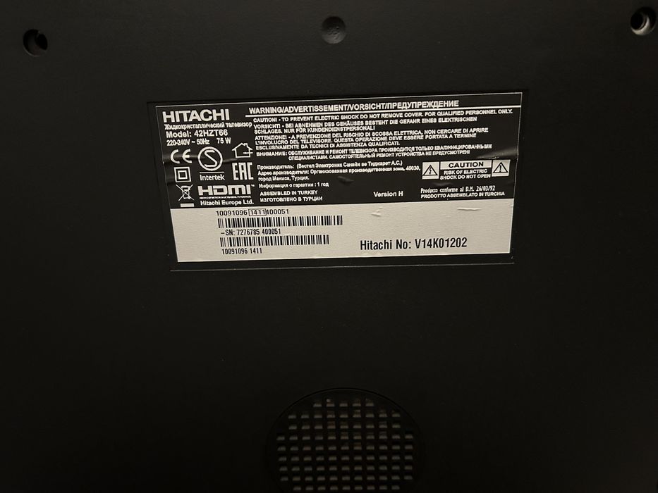 TV Hitachi 42” - 42HZT66