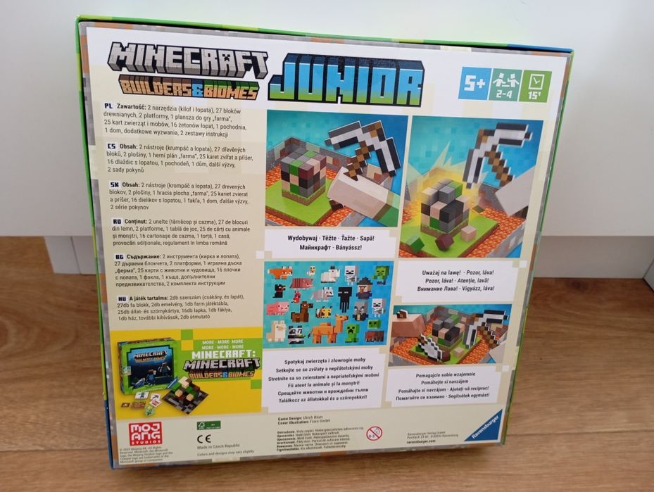 Nowa Gra Minecraft Builders And Biomes Junior Ravensburger