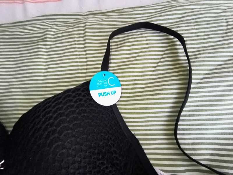 Strój kąpielowy czarny Censored 75C, XL
