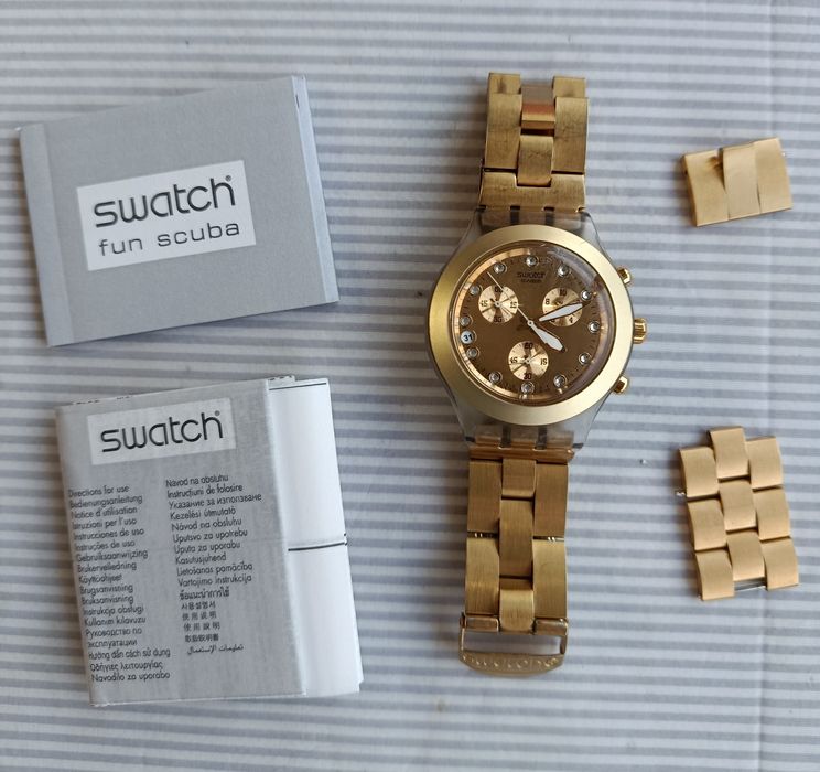 Relógio SWATCH Full Blooded SVCK4032G (Dourado)