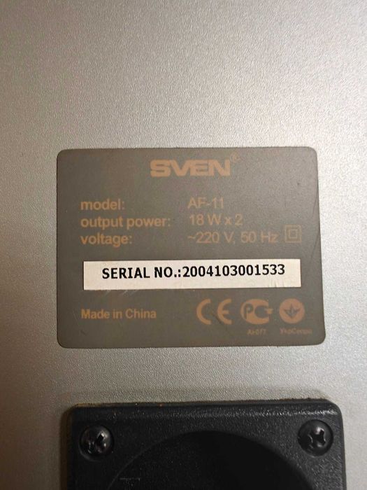 SVEN AF-11 акустика для компьютера 18Wx2