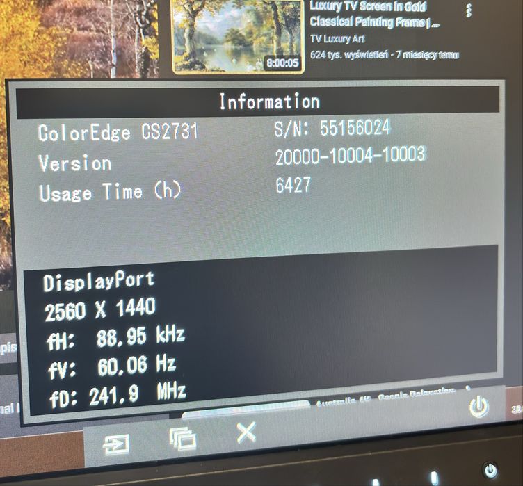 Monitor Eizo ColorGrade CS2731 27”
