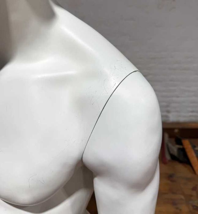 Manekin całopostaciowy męski biały używany w dobrym stanie Łódź