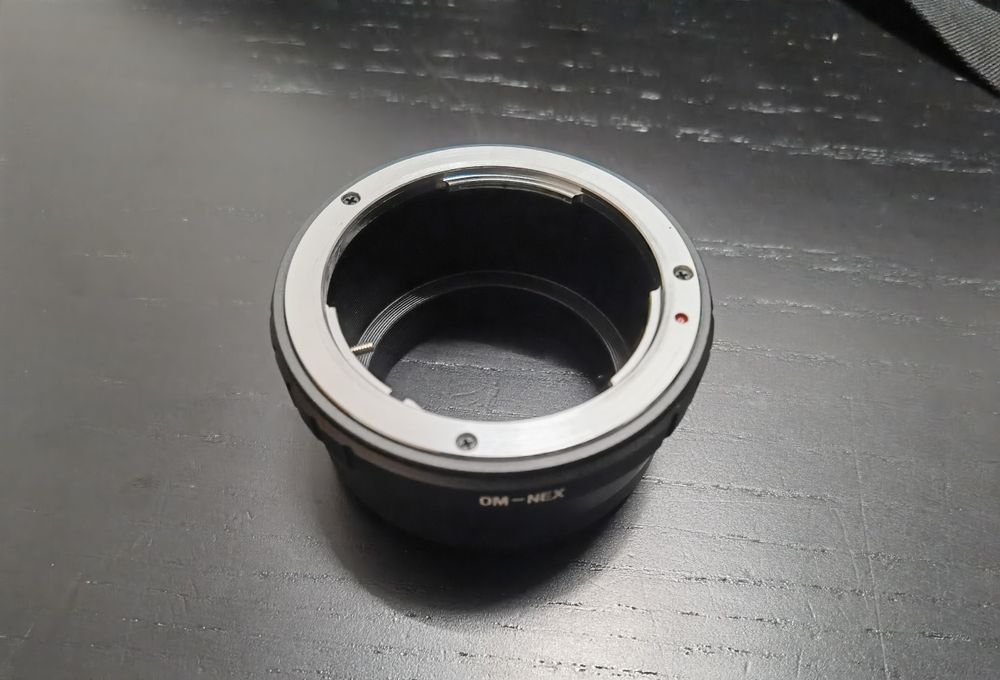 Adaptador lentes Om-Nex (e-mount)