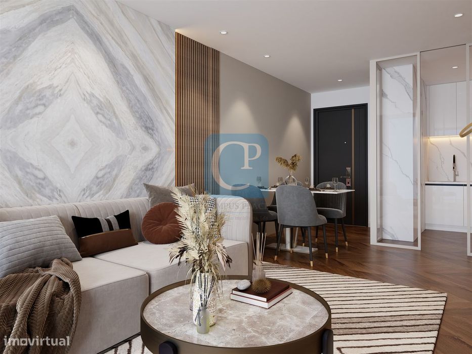 Apartamento tipologia T2 em construção, no Empreendimento Nobel 41-85