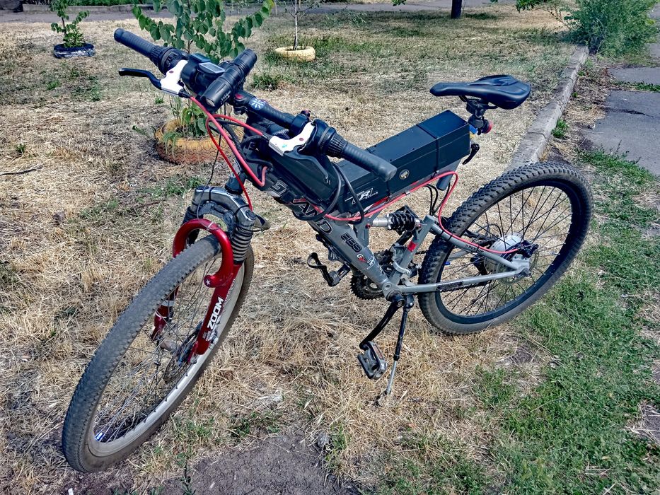 Электровелосипед двопідвіс 36v 14ah