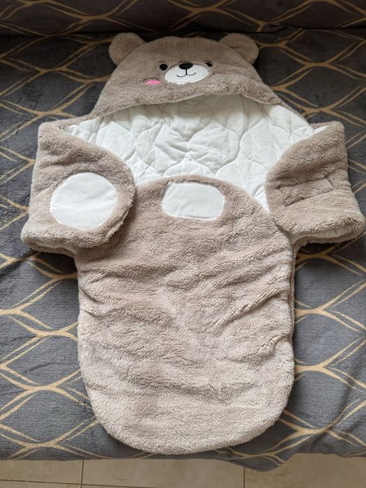 Конверт, кокон, ковдра, одеяло на ліпучках 0-12 , в коляску  в ліжко