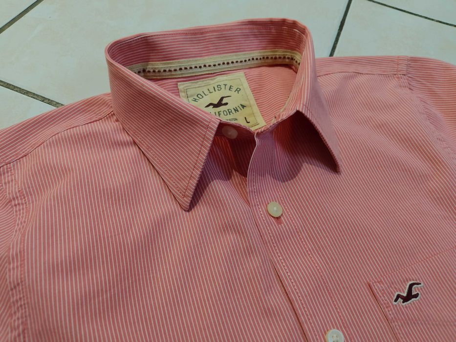 HOLLISTER USA - NOWA! z LOGO Koszula Męska rozmiar L