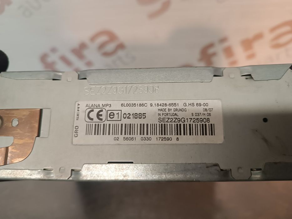 Rádio / Auto Rádio SEAT IBIZA III - 6L0035186C