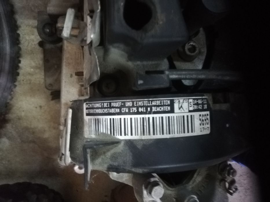Części silnik CFW 1.2TDI blok głowica egr przepustnica wałek