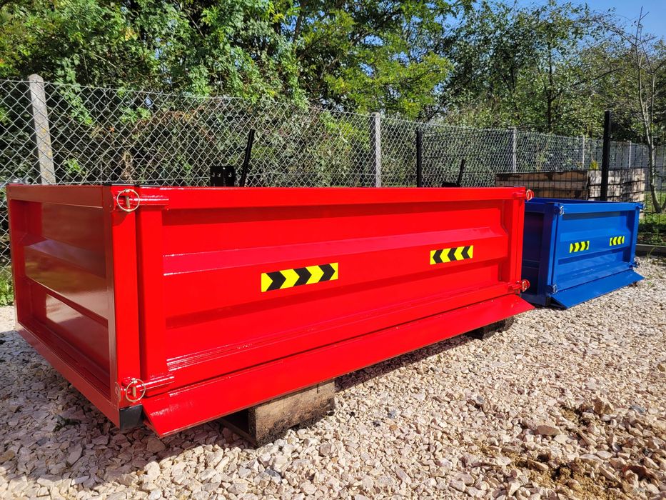 Skrzynia przewozowa paczka ładunkowa na tył ciągnika szufla łych DOWÓZ