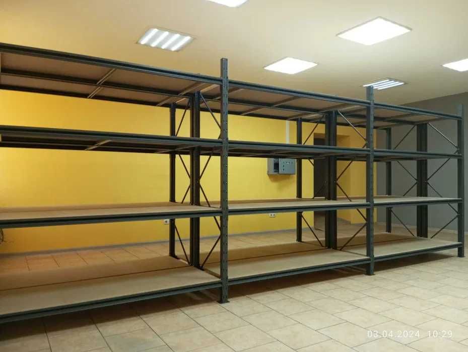 Металеві стелажі для складу і гаража: підсилені, збірно-розбірні