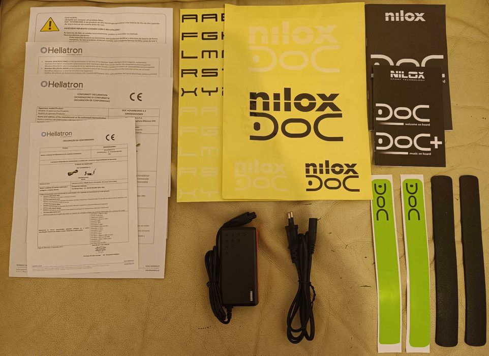 Nilox DOC 6.5 Preto — Hoverboard | Caixa original + Bolsa de transporte