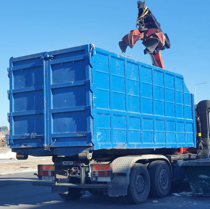 ALMADA, SETÚBAL e GRÂNDOLA contentores para entulho e resíduos de obra