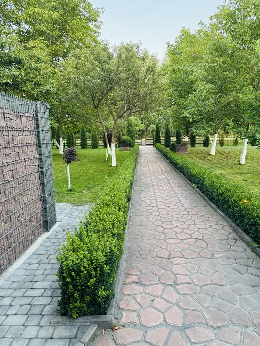 Будинок та три фруктові сади