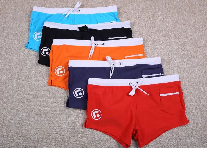 Męskie Kąpielówki Szorty z Kieszonką Spodenki Wiązane - 3XL