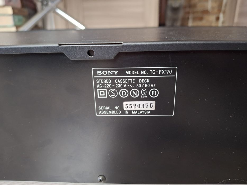 Касетна дека Sony TC-FX170