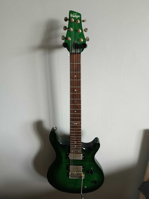 Gitara Vintage VRS100 ciemnozielona