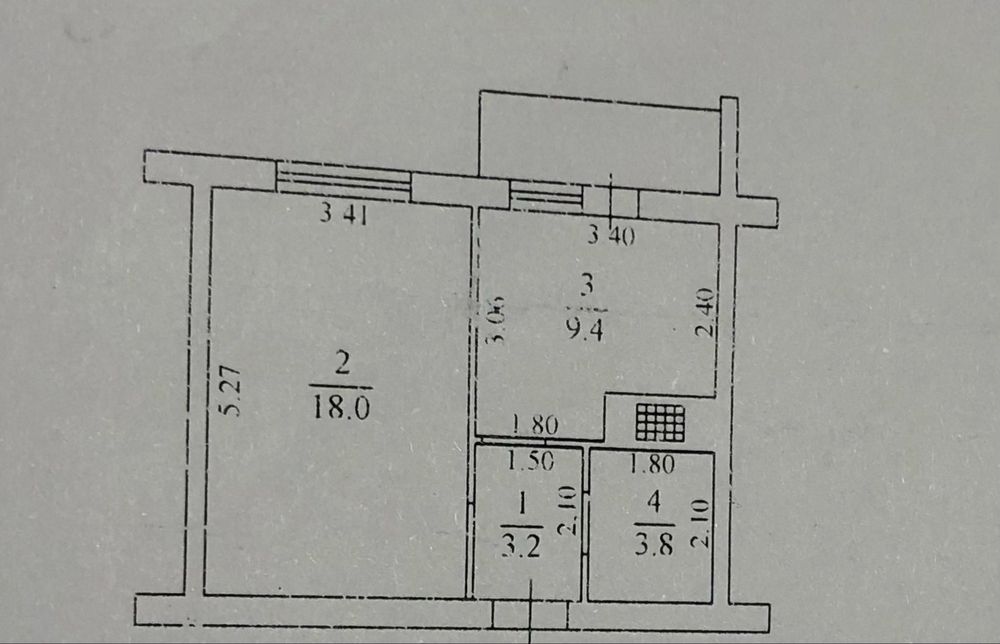 1-комнатная квартира по адресу ул. Спортивная (площадь 35,7 м²) - Atlanta.ua - фото 5