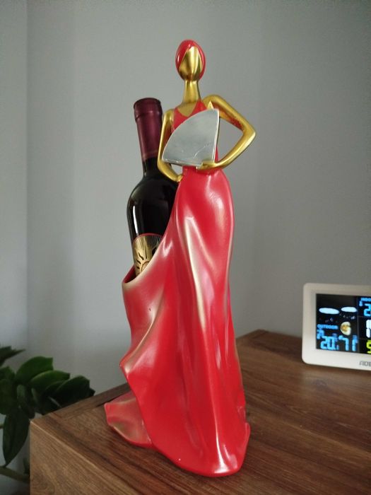Elegancki stojak na wino