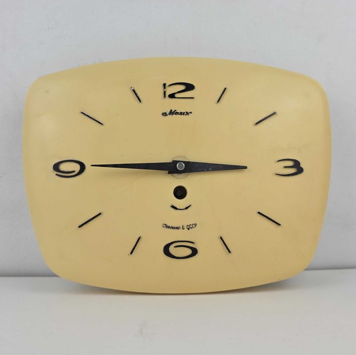 Majak Stary Mechaniczny Zegar Vintage Art Deco Space Age Mid Century