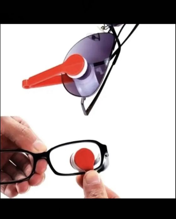 Багаторазова щітка очищувач для очищення лінз, різних окулярів