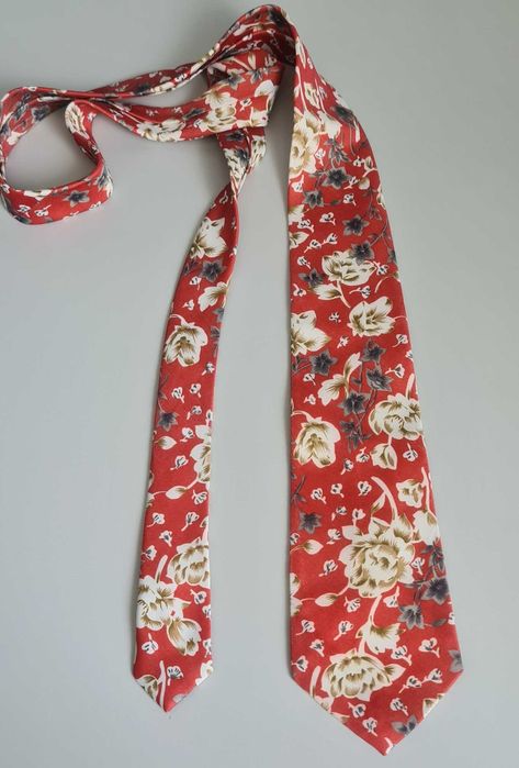 Sun Shine Krawat w kwiaty hand made