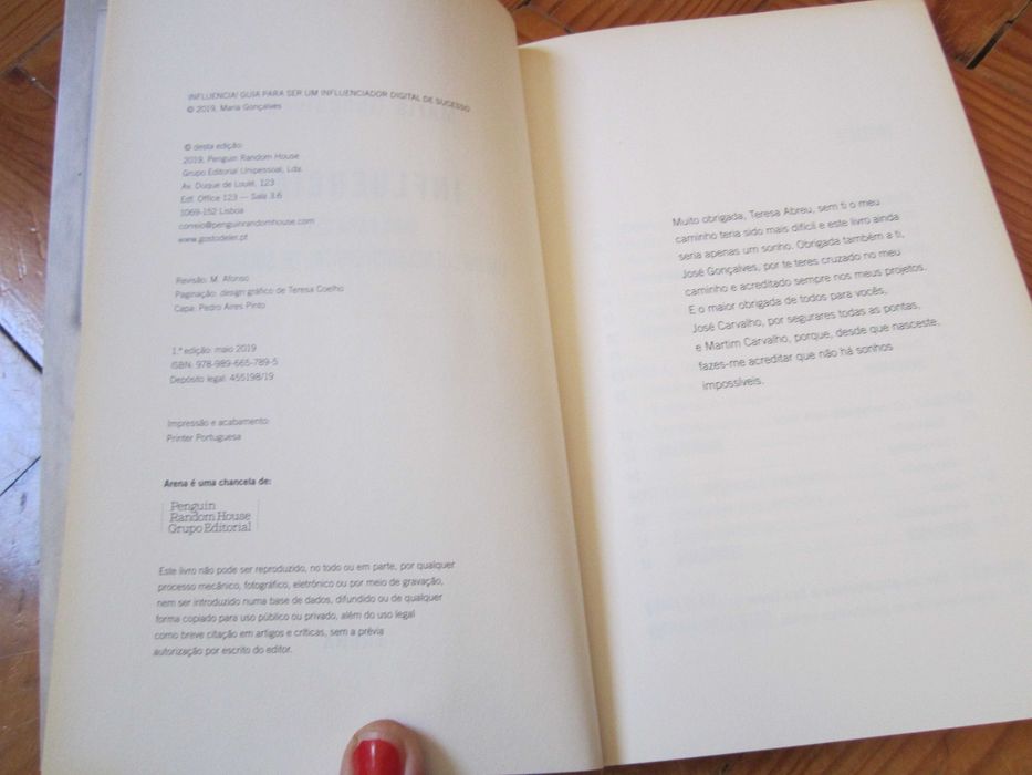 Livro INFLUENCIA! de Maria Gonçalves