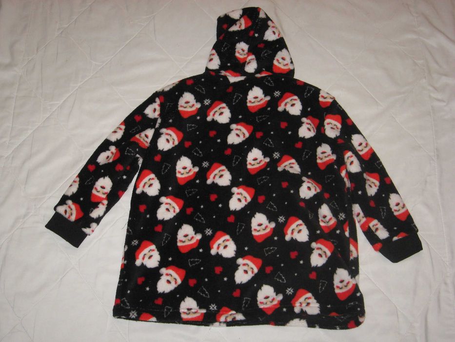 bluza polarowa damska nowa kaptur zimowa Mikołaj kieszeń Distra