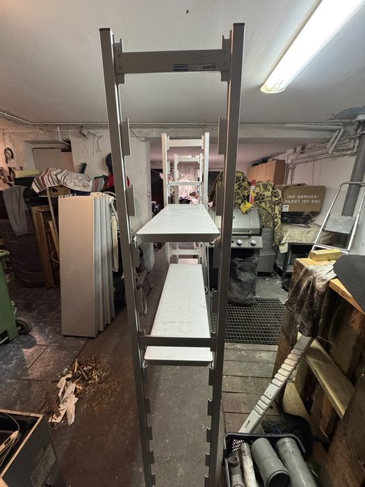 Regał do chłodni ze stali nierdzewnej Hupfer 90 cm 180 cm