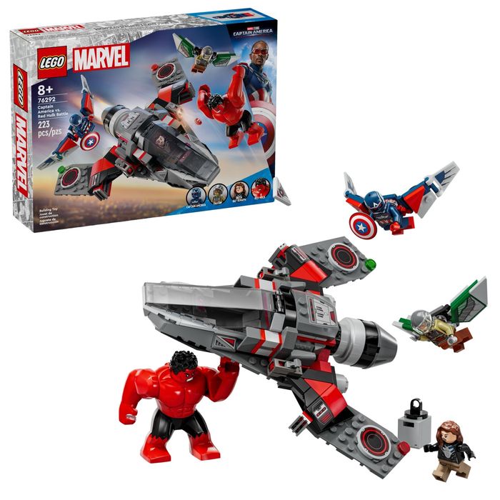 LEGO 76292 Marvel Super Heroes Kapitan Ameryka kontra Czerwony Hulk